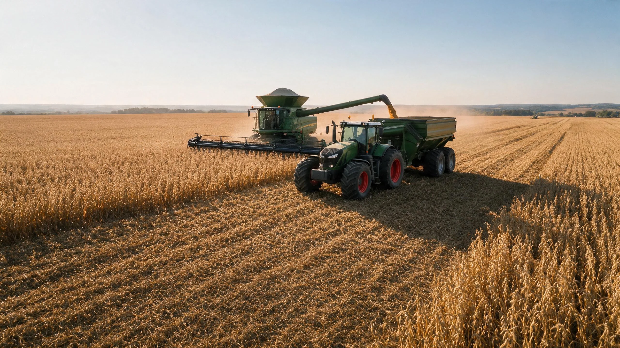 Agricultural operation supported by cross-border stablecoin settlement